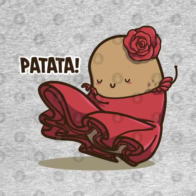 Cute Flamenco Potato by clgtart